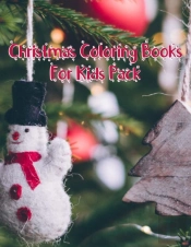 Christmas Coloring Books For Kids Pack: