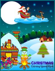 Christmas Coloring Game Book
