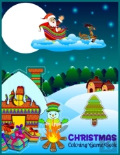 Christmas Coloring Game Book