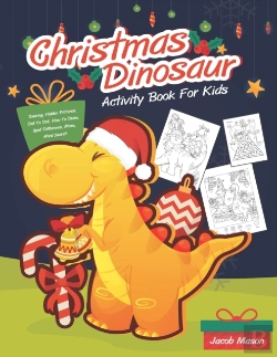 Bertrand.pt - Christmas Dinosaur Activity Book For Kid