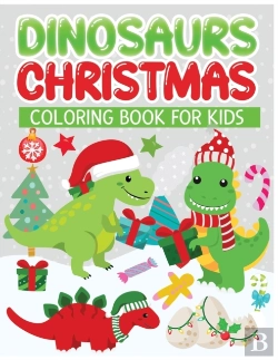 Bertrand.pt - Christmas  Dinosaurs Coloring Book For Kids