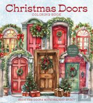 Christmas Doors Coloring Book