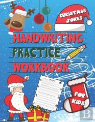 Christmas Jokes Handwriting Practice Workbook For Kids