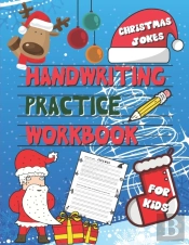 Christmas Jokes Handwriting Practice Workbook For Kids