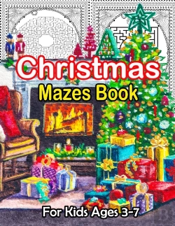 Bertrand.pt - Christmas Mazes Book For Kids Ages 3-7