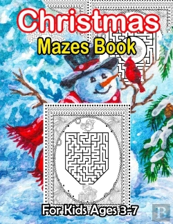 Bertrand.pt - Christmas Mazes Book For Kids Ages 3-7