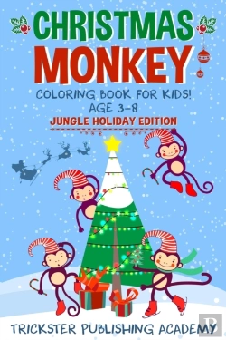 Bertrand.pt - Christmas Monkey Coloring Book For Kids