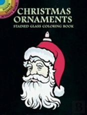 Christmas Ornaments Stained Glass Colouring Book