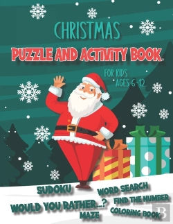 Bertrand.pt - Christmas Puzzle And Activity Book For Kids Ages 6-12