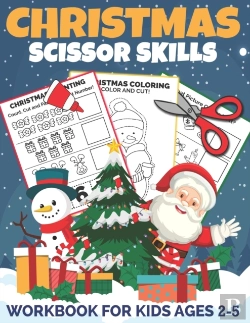 Bertrand.pt - Christmas Scissor Skills Workbook For Kids Ages 2-5