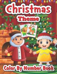 Christmas Theme Color By Number Book