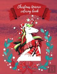 Christmas Unicorn Coloring Book
