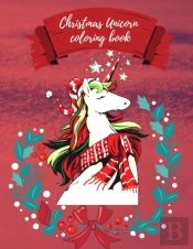 Christmas Unicorn Coloring Book