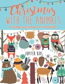 Bertrand.pt - Christmas With The Animals - A Full-Page Coloring Book For Little Children