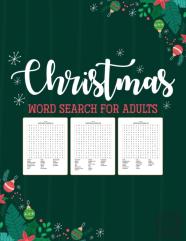 Christmas Word Search For Adults