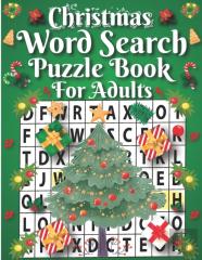 Christmas Word Search Puzzle Book For Adults