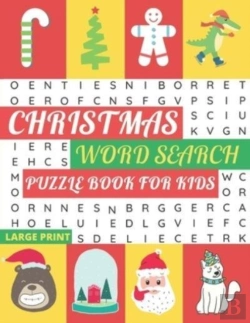 Bertrand.pt - Christmas Word Search Puzzle Book For Kids (Large Print)