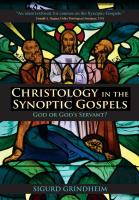 Christology In The Synoptic Gospels