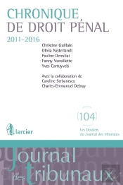 Chronique De Droit Pénal
