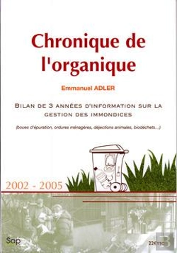 Bertrand.pt - Chronique De L'Organique Bilan De 3 Annees D'Information Sur La Gestion Des Immondices Boues D'Epura