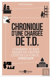 Chronique D'Une Chargée De Td ; Comment Je Suis Passée De L'Autre Côté De La Force... Juridique