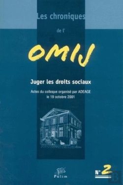 Bertrand.pt - Chroniques De L'Omij ; Juger Les Droits Sociaux ; 02 2004