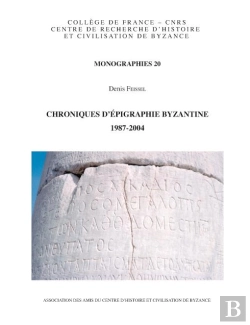 Bertrand.pt - Chroniques D'Épigraphie Byzantine (1987-2004)
