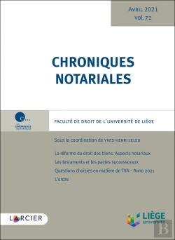 Bertrand.pt - Chroniques Notariales : Chroniques Notariales - Volume 72