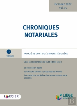 Bertrand.pt - Chroniques Notariales Tome 73