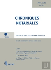 Chroniques Notoriales.Volume 63