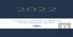 Church Pocket Book And Diary 2022 Soft-Tone Midnight Blue