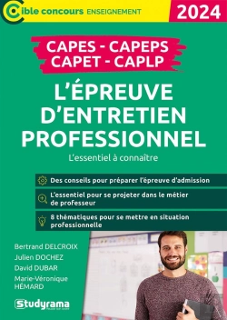 Bertrand.pt - Cible Concours Enseignement - L Epreuve D Entretien Professionnel  Capes, Capeps, Capet, Caplp - L