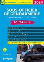 Cible Concours Fonction Publique - Sous-Officier De Gendarmerie - Tout-En-Un - Concours Externe - Co