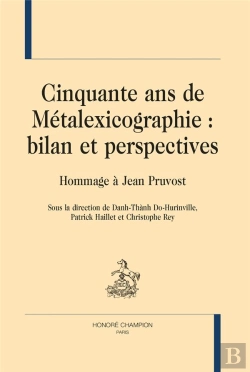Bertrand.pt - Cinquante Ans De Métalexicographie : Bilan Et Perspectives