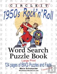 Circle It, 1950s Rock'N'Roll, Word Search, Puzzle Book
