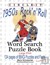 Circle It, 1950s Rock'N'Roll, Word Search, Puzzle Book