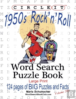 Bertrand.pt - Circle It, 1950s Rock'N'Roll, Word Search, Puzzle Book