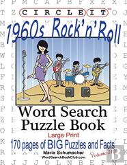 Circle It, 1960'S Rock'N'Roll, Word Search, Puzzle Book