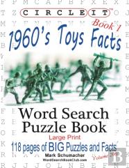 Circle It, 1960s Toys Facts, Book 1, Word Search, Puzzle Book