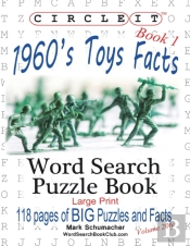 Circle It, 1960s Toys Facts, Book 1, Word Search, Puzzle Book