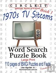 Circle It, 1970s Sitcoms Facts, Book 1, Word Search, Puzzle Book