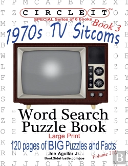 Bertrand.pt - Circle It, 1970s Sitcoms Facts, Book 3, Word Search, Puzzle Book