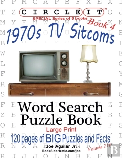 Bertrand.pt - Circle It, 1970s Sitcoms Facts, Book 4, Word Search, Puzzle Book