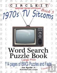 Circle It, 1970s Sitcoms Facts, Book 5, Word Search, Puzzle Book