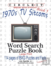 Circle It, 1970s Sitcoms Facts, Book 5, Word Search, Puzzle Book