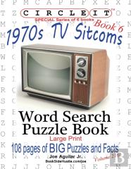 Circle It, 1970s Sitcoms Facts, Book 6, Word Search, Puzzle Book