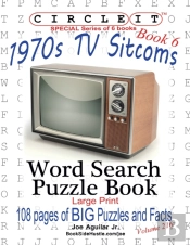 Circle It, 1970s Sitcoms Facts, Book 6, Word Search, Puzzle Book