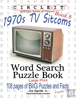 Bertrand.pt - Circle It, 1970s Sitcoms Facts, Book 6, Word Search, Puzzle Book