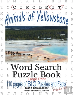Bertrand.pt - Circle It, Animals Of Yellowstone, Large Print, Word Search, Puzzle Book