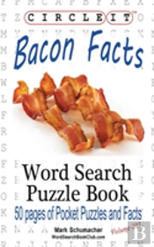 Circle It, Bacon Facts, Word Search, Puzzle Book